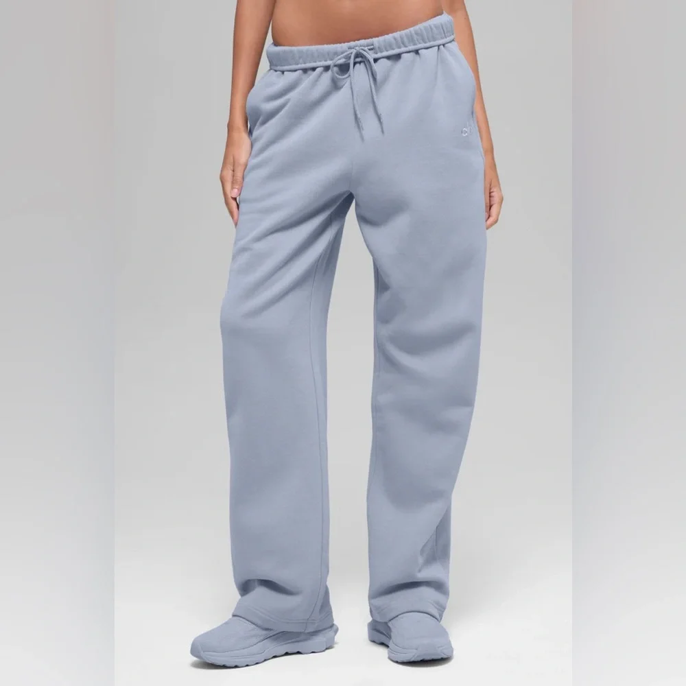 Alo Yoga Accolade Straight Leg Sweatpant Winter Frost XS